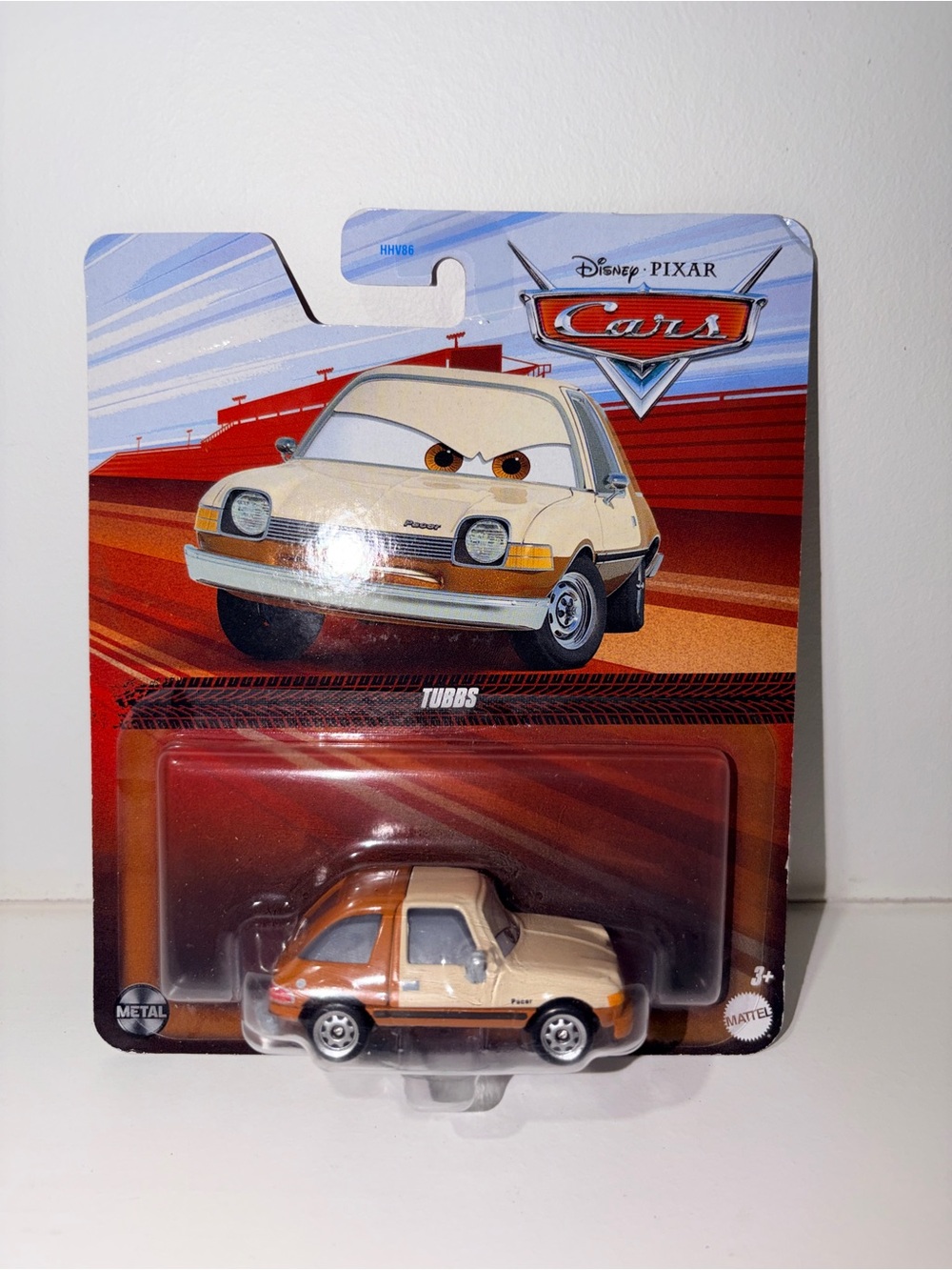 Disney Tubbs Beige and Brown Pixar Cars Die-Cast Vehicle